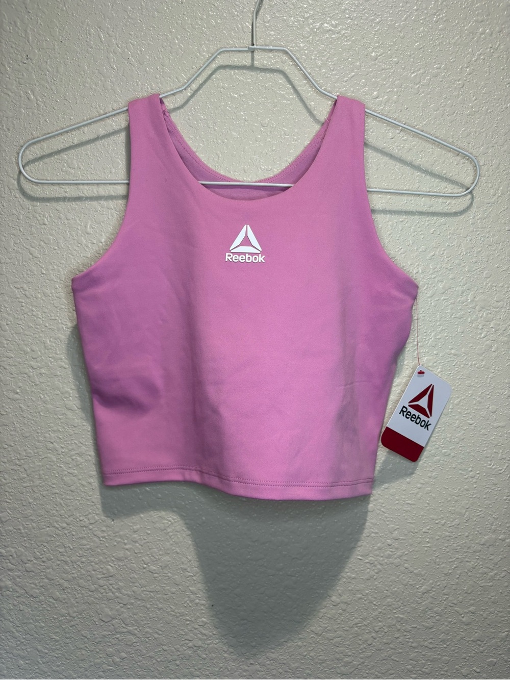 Reebok Lilac Sports Crop Tank Top